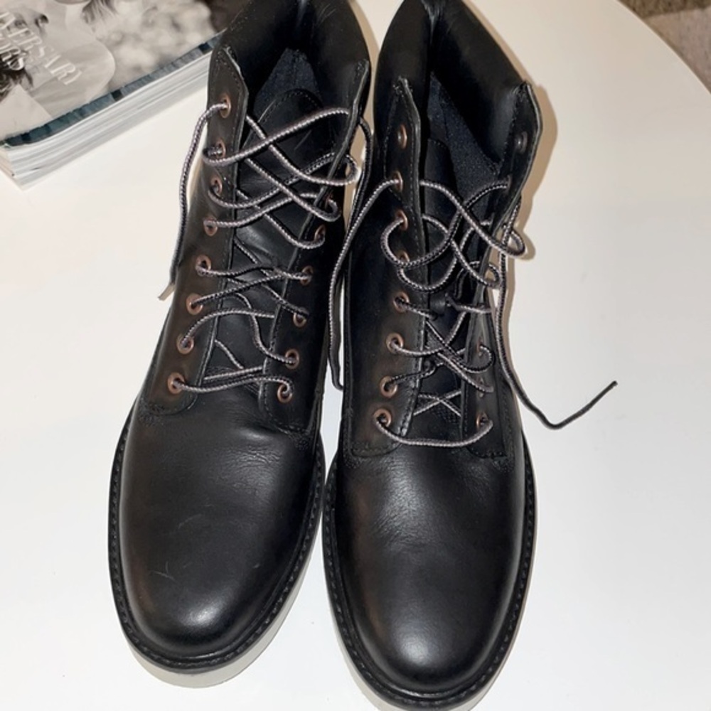 Timberland Nubuck Sensorflex Black Womens Lace Up